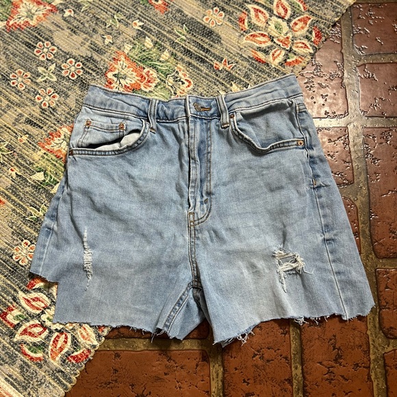 wild fable Pants - Wild Fable high rise cut off denim